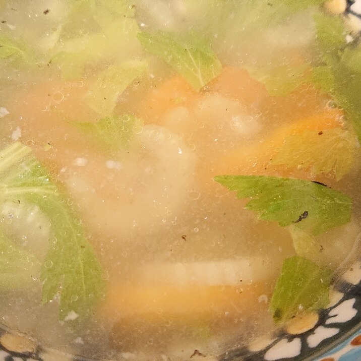 美味しい⭐人参とセロリの中華スープ